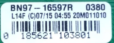 KIT DE TARJETAS PARA TV SAMSUNG QLED / NUMERO DE PARTE MAIN BN94-15785R / BN41-02756A / BN97-16597R / BN9415785R / FUENTE BN4401059A / L65E7N_THS / BN44-01059A / PANEL CY-RT065HGAV4H / BN96-50242A / BN9650242A / T650QVN08.C / MODELO QN65Q6DTAFXZA AD02 - Imagen 3